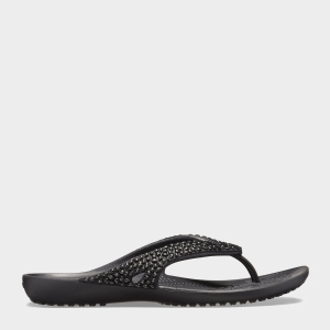 В'єтнамки Crocs Jibbitz Kadee Ii Embellished Flip 205741-001-W9 39-40 25.5 см Чорні (191448306943) краща модель в Хмельницькому