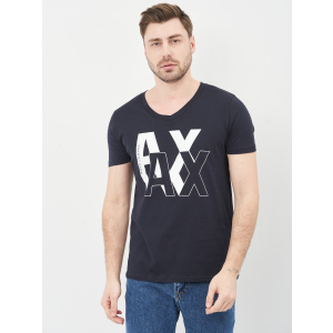 хороша модель Футболка Armani Exchange 10598.4 M (46) Темно-синя