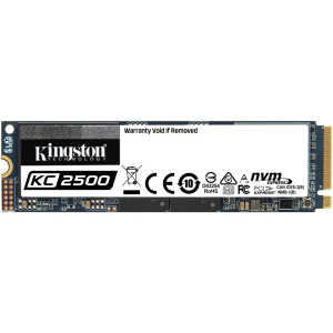 Kingston KC2500 1 ТБ NVMe M.2 2280 PCIe 3.0 x4 3D NAND TLC (SKC2500M8/1000G) ТОП в Хмельницькому