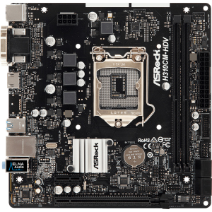 Материнская плата ASRock H310CM-HDV (s1151, Intel H310, PCI-Ex16) в Хмельницком