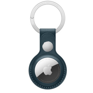 Шкіряний брелок Apple для AirTag з кільцем для ключів Baltic Blue (MHJ23ZM/A) ТОП в Хмельницькому