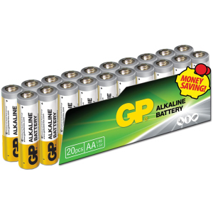 Батарейки GP SUPER ALKALINE 1.5 В 15AEPL-2VS20, LR6, AA 20 шт (4891199147470) ТОП в Хмельницькому