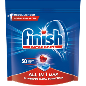 Таблетки для посудомоечных машин FINISH All in 1 Max 50 шт (5900627062359/5997321733524) ТОП в Хмельницком