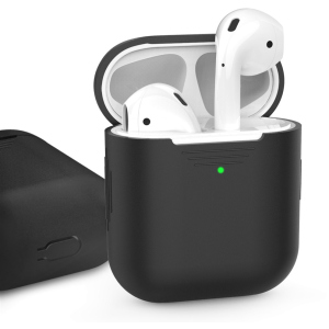 Класичний Силіконовий чохол AhaStyle для Apple AirPods Black (AHA-01020-BLK) ТОП в Хмельницькому