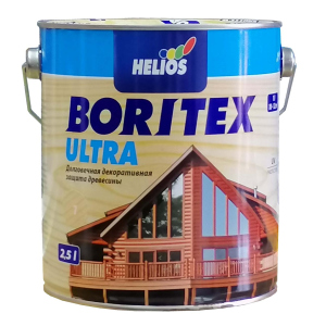 купити Лазур для дерева з воском Helios Boritex Ultra безбарвна 2,5л