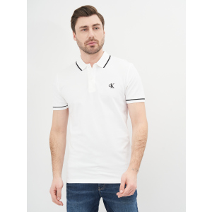 Поло Calvin Klein Jeans Tipping Slim Polo J30J315603-YAF M Ck White (8719852967011) рейтинг