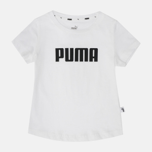 Футболка детская Puma Girls Ess Tee 85497201 104 см White (4059507732804)