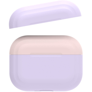 Двоколірний чохол AhaStyle для Apple AirPods Pro Lavander Pink (AHA-0P200-LLP)