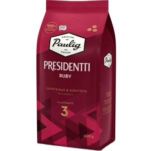 Кофе в зернах Paulig Presidentti Ruby 400 г (6411300176748) краща модель в Хмельницькому