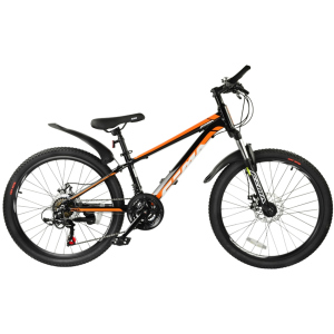 Велосипед Royal Baby Fema MTB 1.0 24" Official UA 2021 Чорний (RB24-10-BLK) ТОП в Хмельницькому