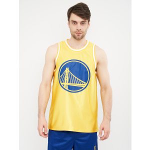 Майка Outer staff NBA EK2M1BBSQ-CURRY XL Жовта з синім (2120098602820) краща модель в Хмельницькому