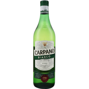 Вермут Carpano Bianco солодкий 1 л 15% (8004400072133) краща модель в Хмельницькому