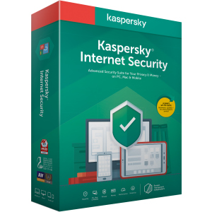 Kaspersky Internet Security 2020 для всіх пристроїв, початкове встановлення на 1 рік для 1 ПК (DVD-Box, коробкова версія)
