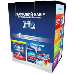Стартовий набір для посудомийних машин FINISH (4820232970423) краща модель в Хмельницькому