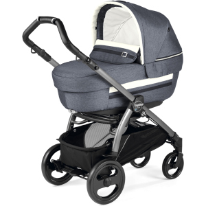 Универсальная коляска 2в1 Peg-Perego Book Plus S Luxe Mirage Серо-синяя (PACK01-00000000002) ТОП в Хмельницком