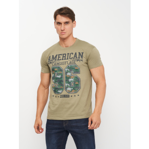 Футболка Sol's Imperial 190 American Camouflage 11500268/101 XXL Хаки (3609374908812) лучшая модель в Хмельницком