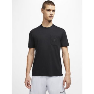 Футболка Nike Rafa Mens Short-Sleeve Tennis Top CZ0387-010 M (194276061268) краща модель в Хмельницькому