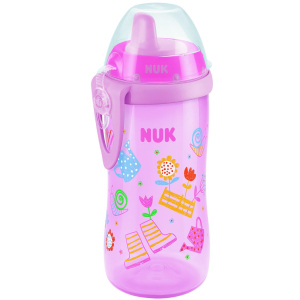 Поильник Nuk Evolution Kiddy Cup 300 мл Розовый (4008600400431) ТОП в Хмельницком