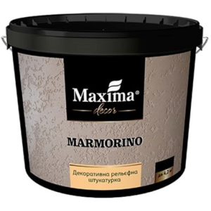 Декоративна рельєфна штукатурка Maxima "Marmorino" 15 кг (4820024426961) краща модель в Хмельницькому