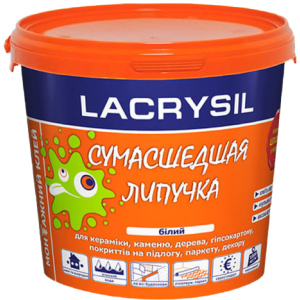 Клей монтажный акриловый Lacrysil Сумасшедшая липучка 6 кг Белый (Е29518)