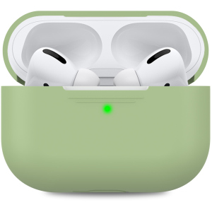 Силіконовий чохол AhaStyle для Apple AirPods Pro Green (AHA-0P300-GRN) ТОП в Хмельницькому