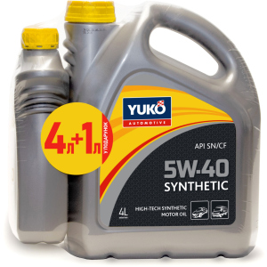 Моторное масло Yuko Synthetic 5W-40 4 л + 1 л (4820070241167_stock) в Хмельницком