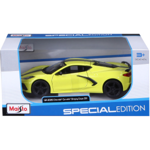 купить Автомодель Maisto (1:24) 2020 Chevrolet Corvette C8 жёлтый (31527 yellow)