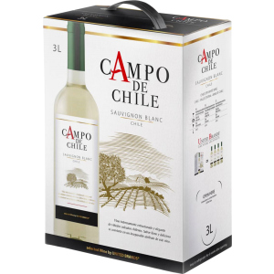 Вино Campo de Chile Sauvignon Blanc 3L BiB біле сухе 3 л 13-15% (8594045652642) в Хмельницькому