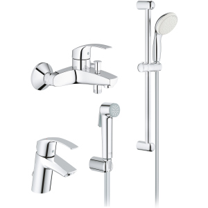 Набір змішувачів GROHE Eurosmart 27598005 (27598001+33300002+23124002) краща модель в Хмельницькому