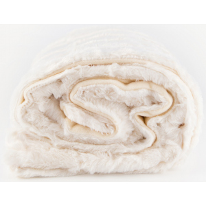 Плед LIFETIME Furry blanket Белый 120x150 см (871125227910 white) лучшая модель в Хмельницком