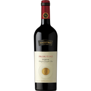 Вино Maestro "Primitivo" Puglia червоне сухе 0.75 л 13% (8008900006797) краща модель в Хмельницькому