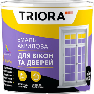Емаль TRIORA для вікон та дверей 0.75 л (4823048026513) надійний