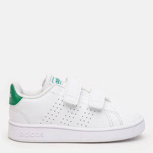 Кеды детские Adidas Advantage I EF0301 27 Ftwwht/Green/Gretwo (4061622828133) лучшая модель в Хмельницком