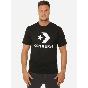 Футболка Converse Star Chevron Tee 10018568-001 M Black (888757217342) лучшая модель в Хмельницком