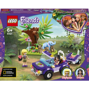 Конструктор LEGO Friends Джунгли: спасение слонёнка 203 детали (41421) лучшая модель в Хмельницком