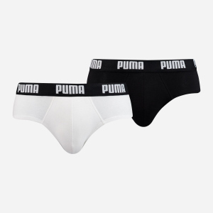 Труси-сліп Puma Basic Brief 2P 88910008 S 2 пари White Black (8718824610436) в Хмельницькому