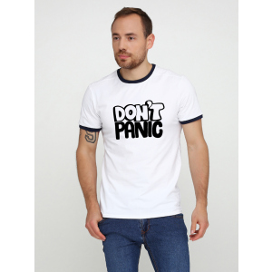 Футболка Malta 19М440-24-П2 Don’t Panic-B XXL (52) Біла-1 (2901000271620_mlt) краща модель в Хмельницькому