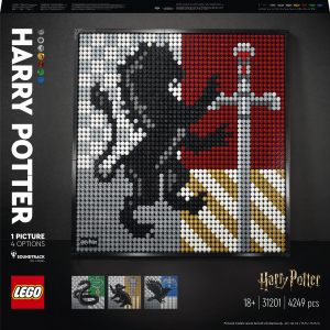 Конструктор LEGO Art Гаррі Поттер Герби Хогвартсу 4249 деталей (31201)