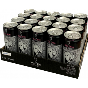 Упаковка слабоалкогольного винного ігристого напою Win-Win Розе Фрозен 0.33 л х 20 шт 5.5-6% (4820236721045) в Хмельницькому