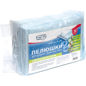 Пеленки Magic Pet с древесным углем 60 х 60 см 30 шт (10003 / 6952981610010) в Хмельницком