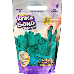 Песок для детского творчества Kinetic Sand Бирюзовый Блеск 907 г