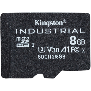 Kingston microSDHC 8GBSP Industrial Class 10 UHS-I V30 A1 (SDCIT2/8GBSP) краща модель в Хмельницькому