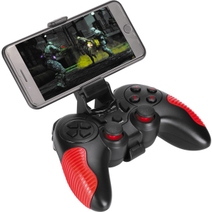 Бездротовий геймпад XTRIKE GP-45 Android/PS3/PC D-input &amp; X-input Black/Red (GP-45) в Хмельницькому