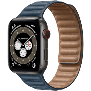 Ремінець Promate Maglet-40 для Apple Watch 38-40 мм 1/2/3/4/5/6/SE Baltic Blue (maglet-40.balticblue) ТОП в Хмельницькому