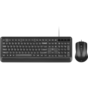 Комплект провідний 2Е MK404 USB Black (2E-MK404UB) краща модель в Хмельницькому