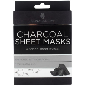 Тканинна маска для обличчя Skin Academy Charcoal 0.45 г х 2 шт (5031413987362) ТОП в Хмельницькому