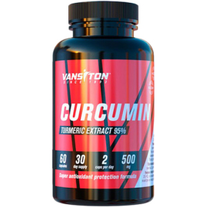 Натуральная добавка натуральный Vansiton Curcumin 60 капсул (4820106591907) ТОП в Хмельницком