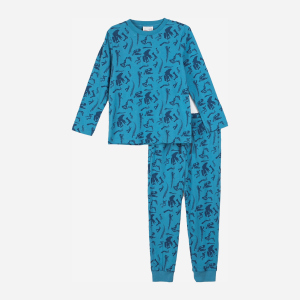 Піжама (лонгслів + штани) Coccodrillo Pyjamas ZC1448104PJS-014 104 см Синя (5904705589578) ТОП в Хмельницькому