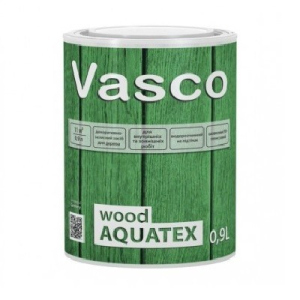 Антисептик Vasco antiseptik AQUATEX (Васко Вуд АКВАТЕКС) 0.9 л морилка для дерева краща модель в Хмельницькому