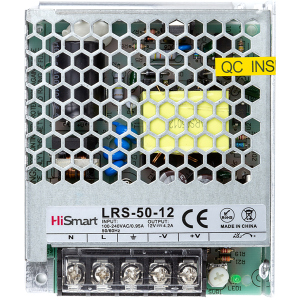 Блок питания HiSmart 12V 4.2A 50W (LRS-50-12) в Хмельницком